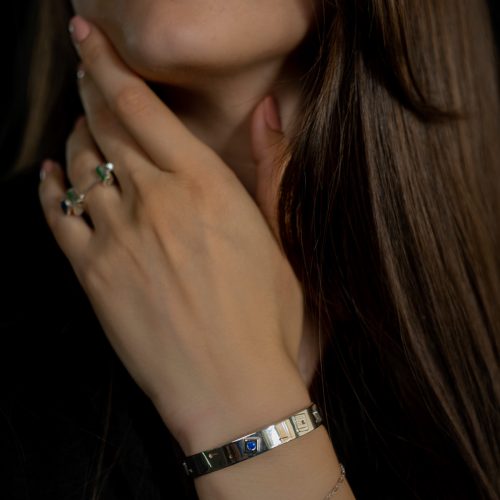 bratara argint handmade over the sky