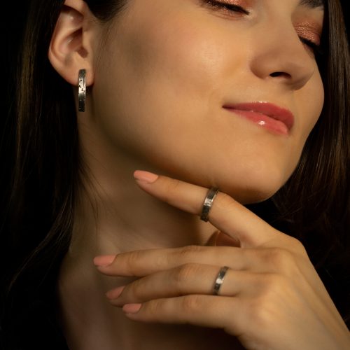 cercei unicat argint bijuterie contemporana