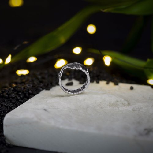 inel handmade argint