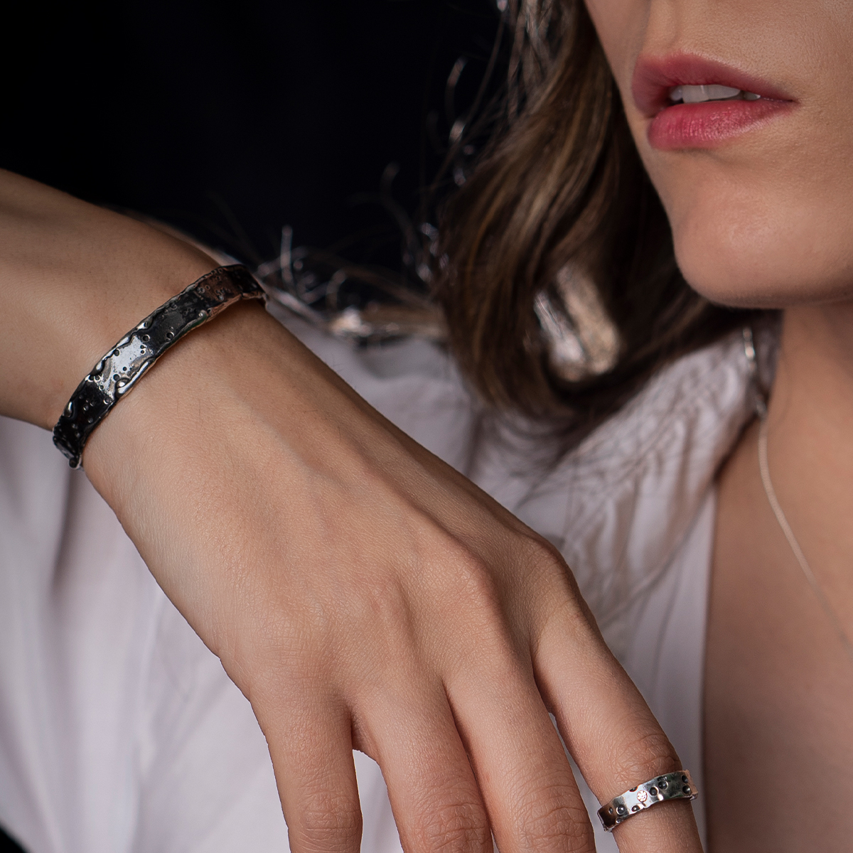 bratara argint new wave