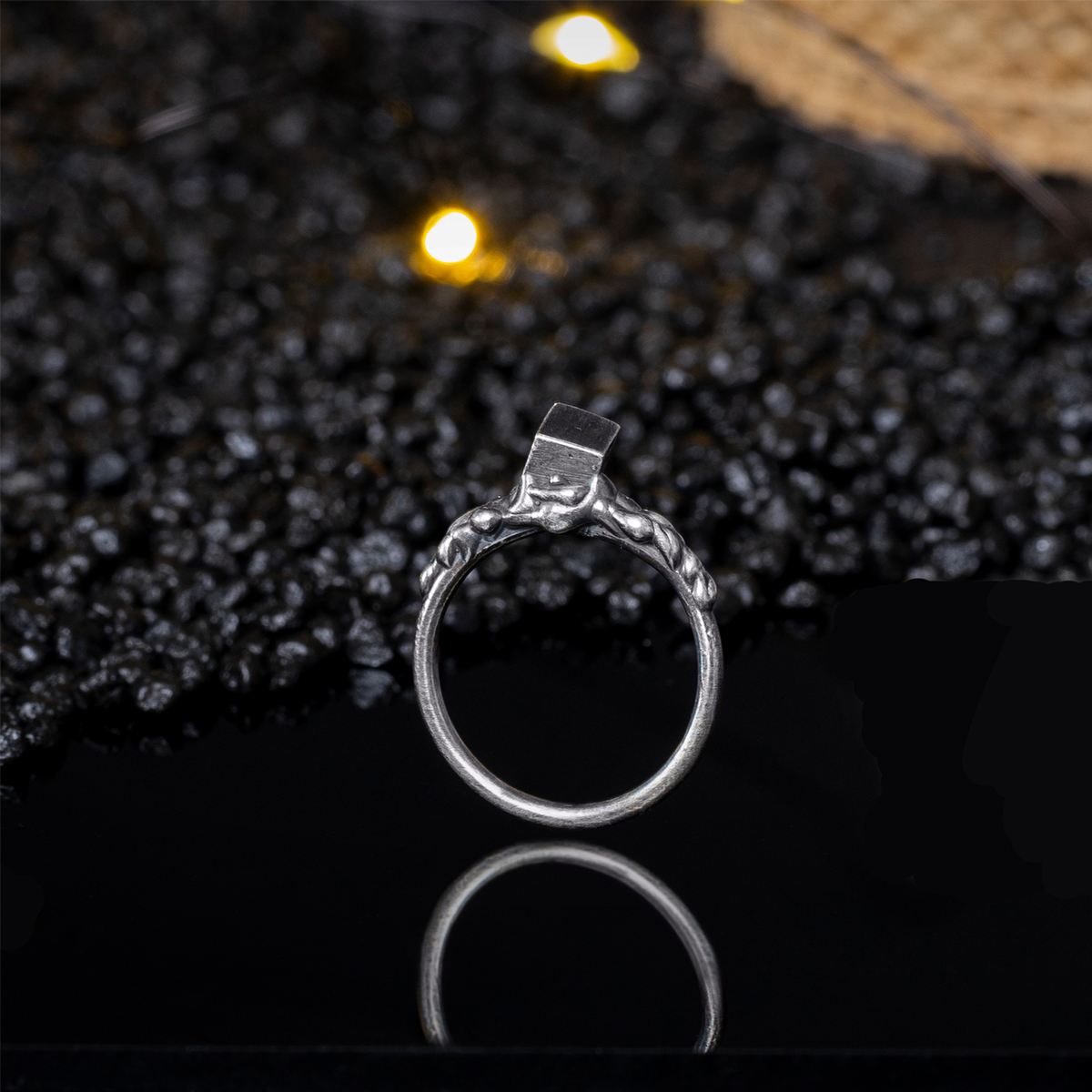 inel argint handmade unicat