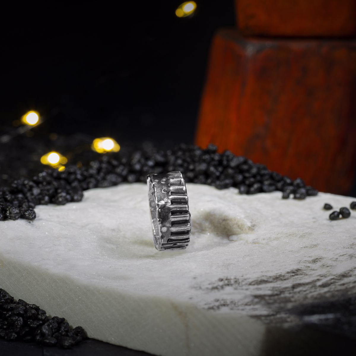 inel argint handmade