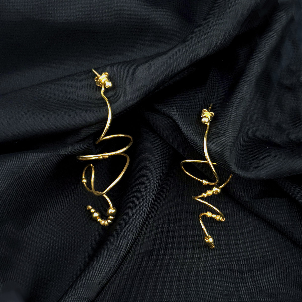 cercei aur handmade cadou